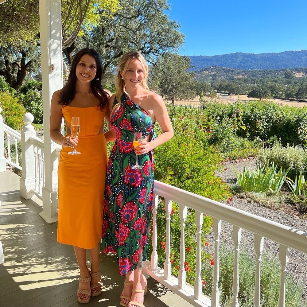 Leighton Midi Dress in Orange
NBD